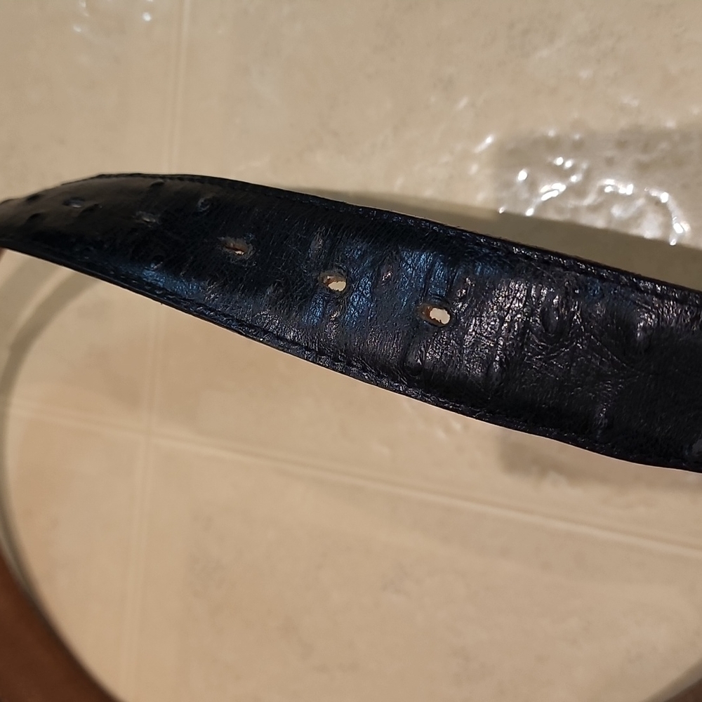 🔮Amazing Genuine Full Quill Ostrich Belt - Picture 13 of 15